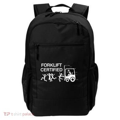 Forklift Certified Backpack