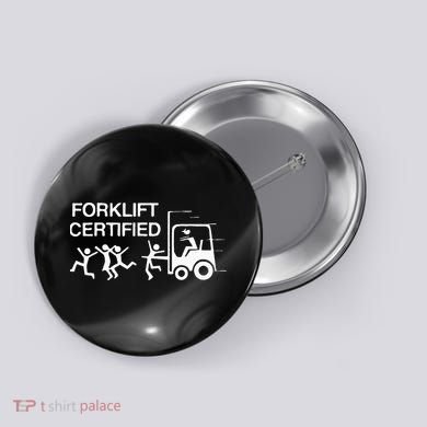 Forklift Certified Button