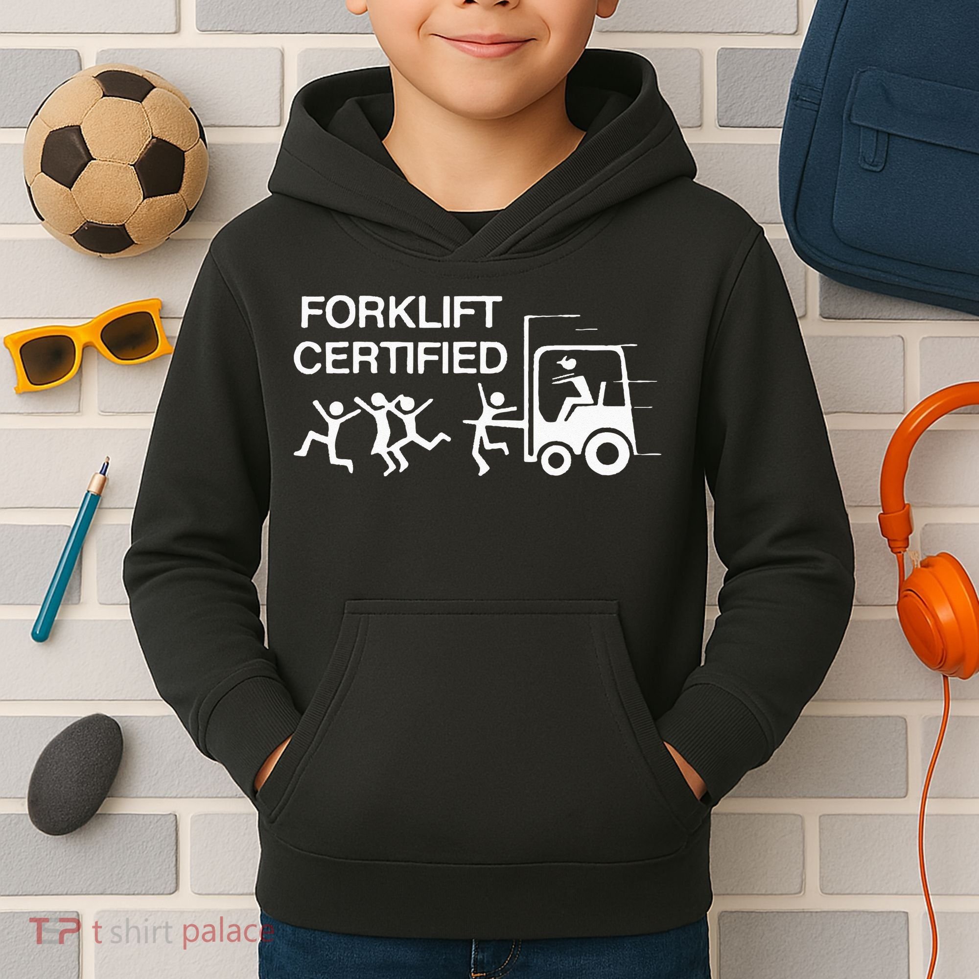 Forklift Certified Kids Hoodie