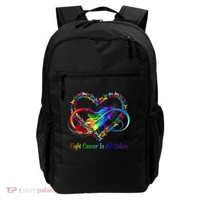 Fight Cancer Feather Ribbons Cool Gift Backpack