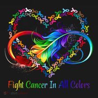 Fight Cancer Feather Ribbons Cool Gift Backpack thumb 2