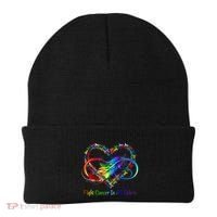 Fight Cancer Feather Ribbons Cool Gift Beanie thumb 0