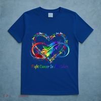 Fight Cancer Feather Ribbons Cool Gift T-Shirt thumb 5