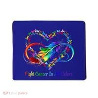 Fight Cancer Feather Ribbons Cool Gift Mousepad thumb 0