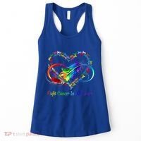 Fight Cancer Feather Ribbons Cool Gift Women's Tank Top thumb 0