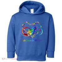 Fight Cancer Feather Ribbons Cool Gift Toddler Hoodie thumb 0