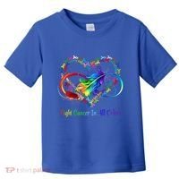 Fight Cancer Feather Ribbons Cool Gift Toddler T-Shirt thumb 0