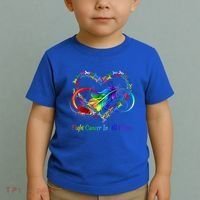 Fight Cancer Feather Ribbons Cool Gift Toddler T-Shirt thumb 2