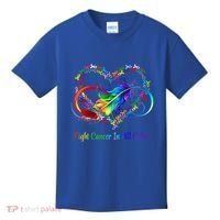 Fight Cancer Feather Ribbons Cool Gift Kids T-Shirt thumb 0