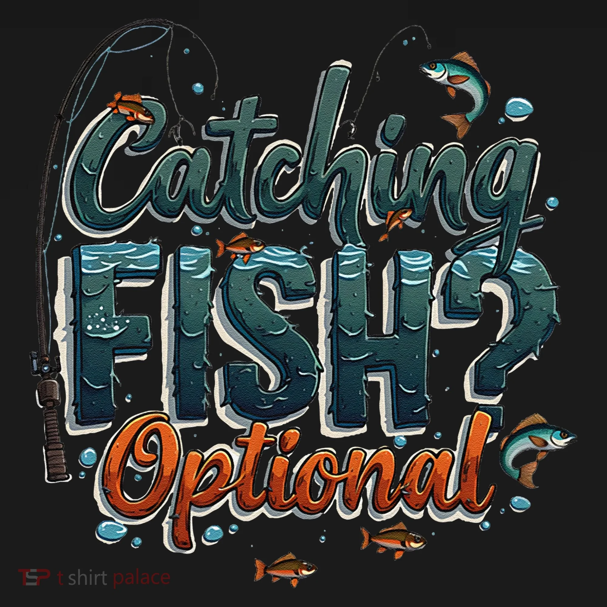 Fishing Catching Fish Optional Relaxing Required Bucket Hat