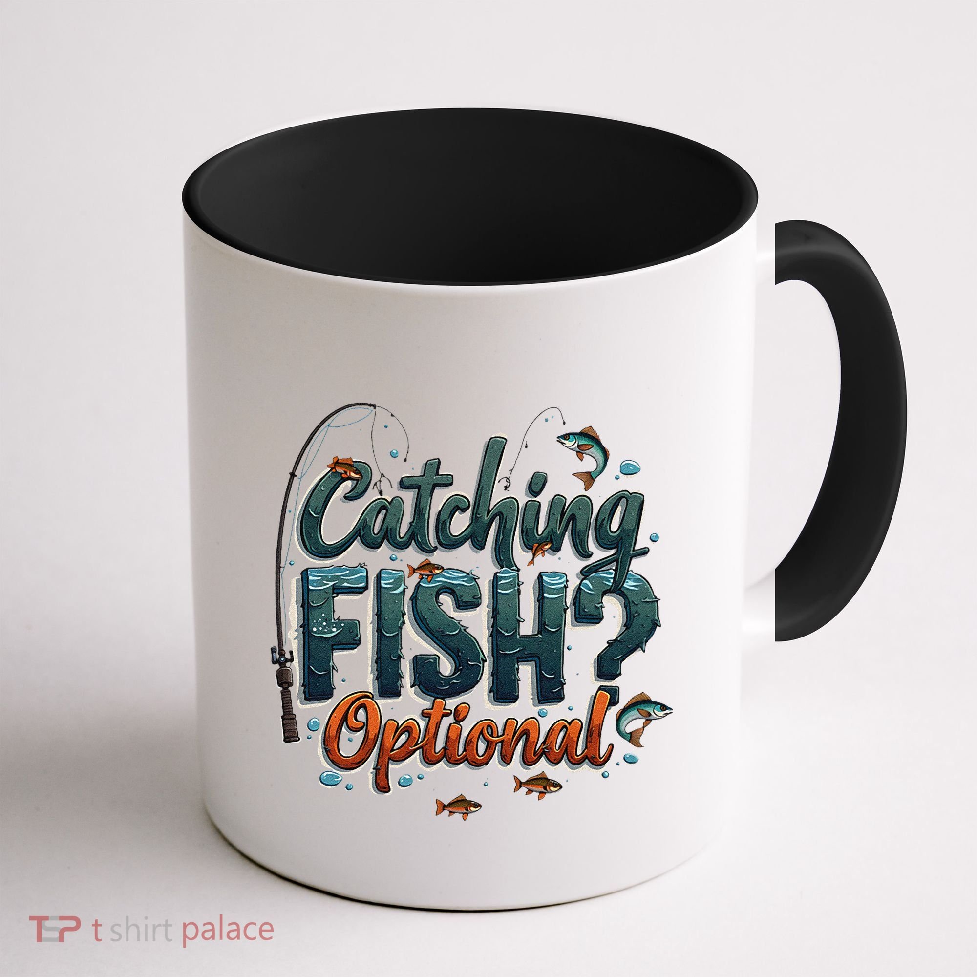 Fishing Catching Fish Optional Relaxing Required Coffee Mug