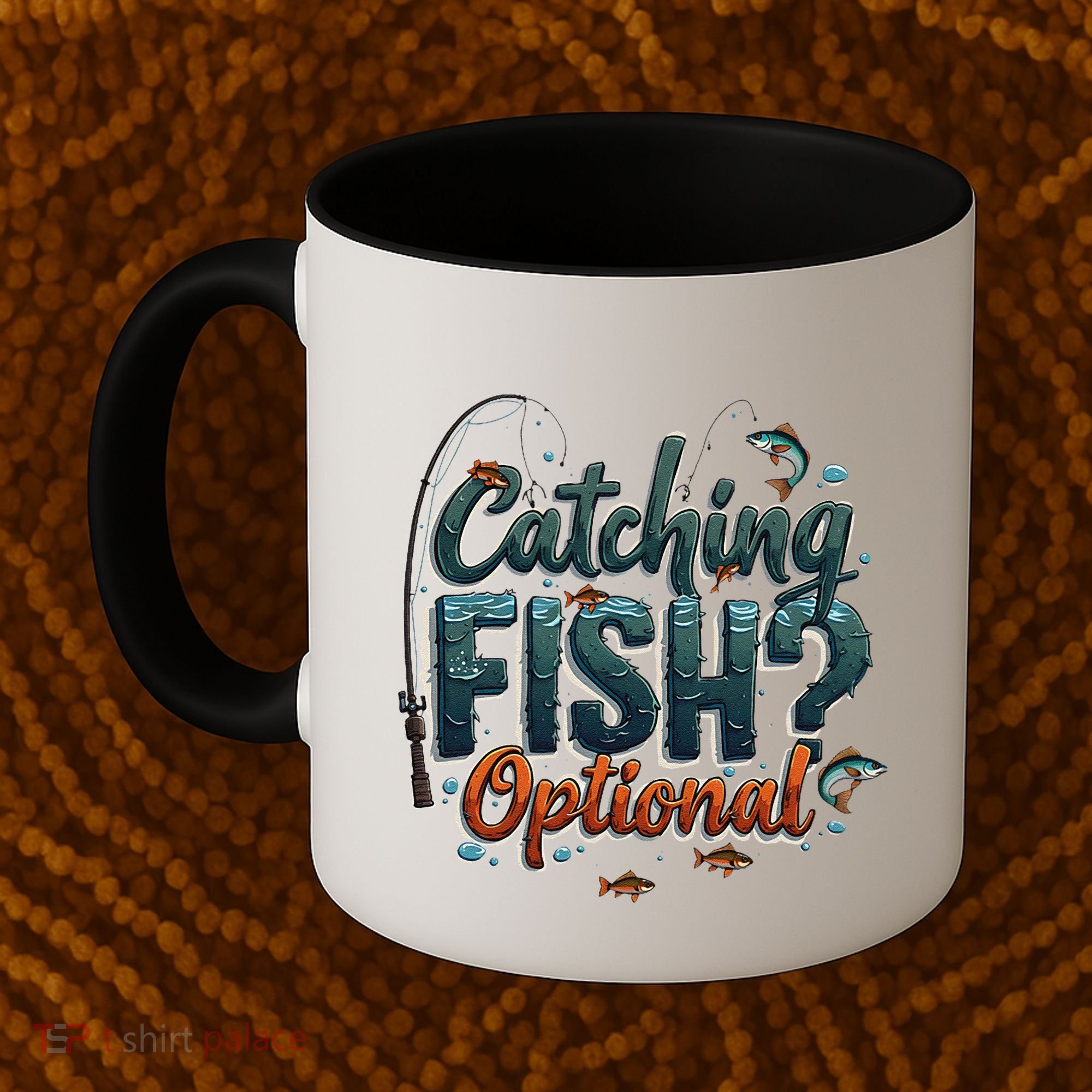 Fishing Catching Fish Optional Relaxing Required Coffee Mug