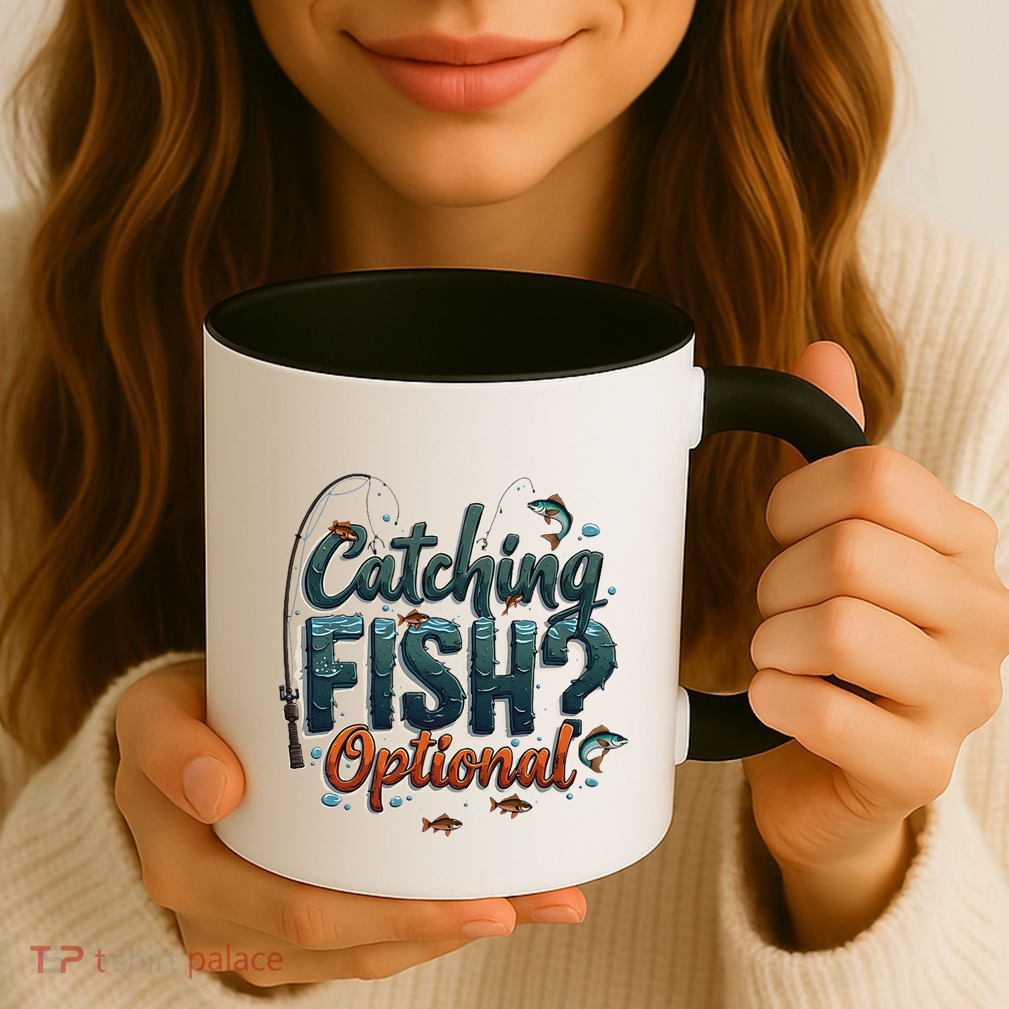 Fishing Catching Fish Optional Relaxing Required Coffee Mug
