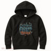 Fishing Catching Fish Optional Relaxing Required Kids Hoodie thumb 0