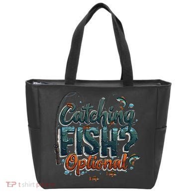 Fishing Catching Fish Optional Relaxing Required Tote Bag