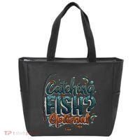 Fishing Catching Fish Optional Relaxing Required Tote Bag thumb 0
