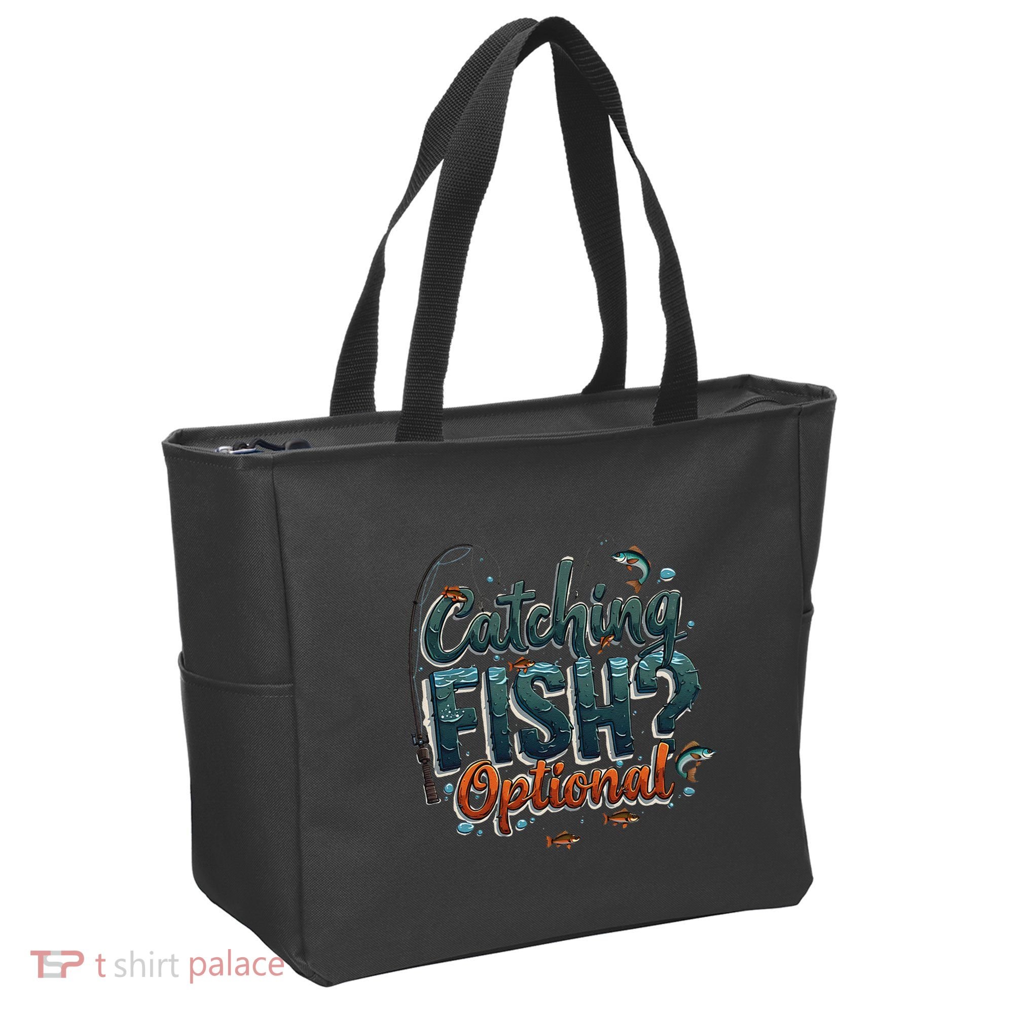 Fishing Catching Fish Optional Relaxing Required Tote Bag