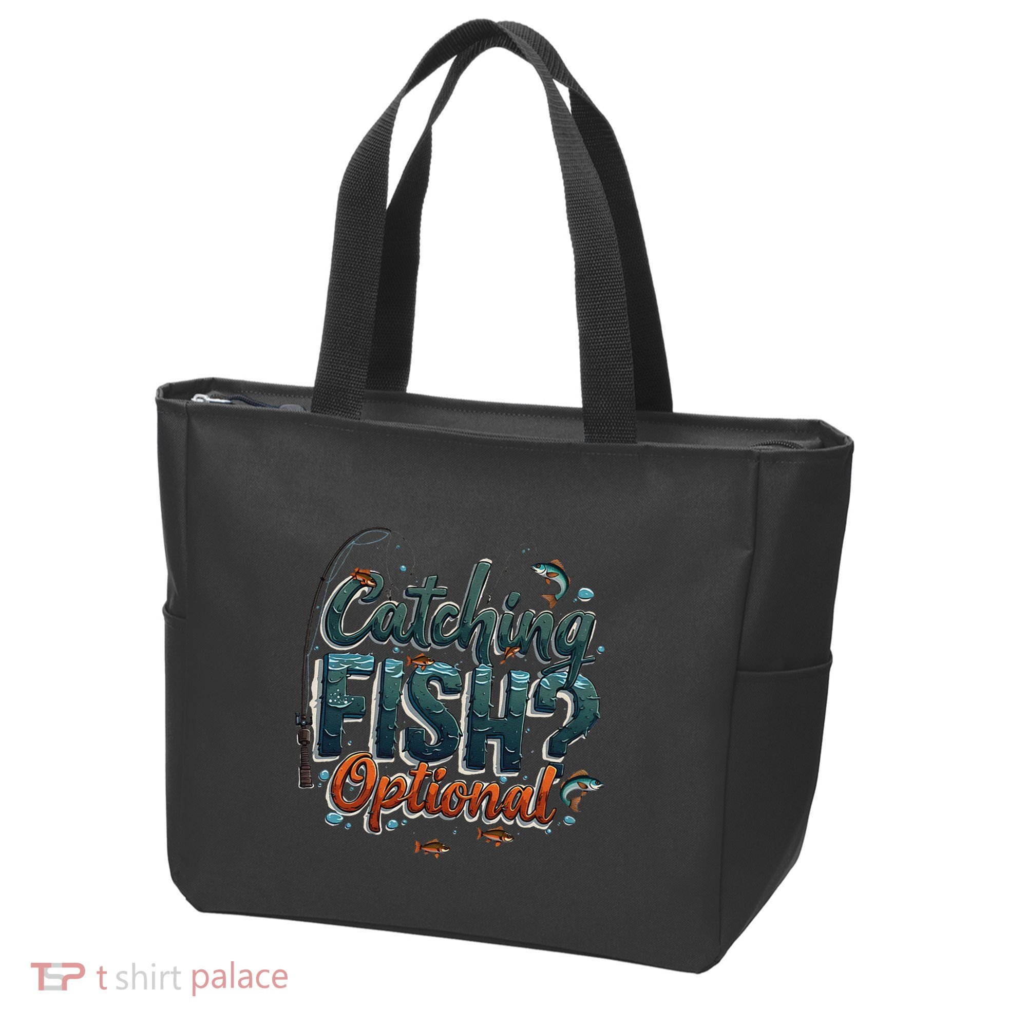 Fishing Catching Fish Optional Relaxing Required Tote Bag