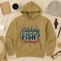 Fishing Catching Fish Optional Relaxing Required Hoodie thumb 3