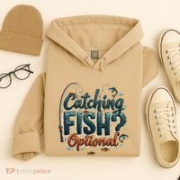 Fishing Catching Fish Optional Relaxing Required Hoodie thumb 4