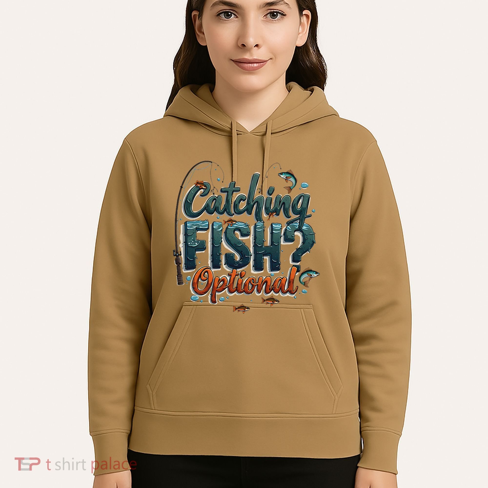 Fishing Catching Fish Optional Relaxing Required Hoodie