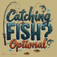Fishing Catching Fish Optional Relaxing Required Sweatshirt thumb 2