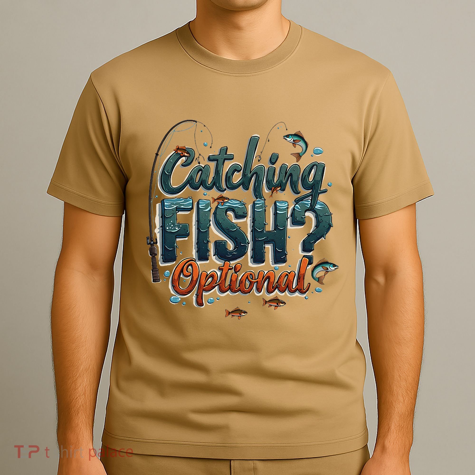 Fishing Catching Fish Optional Relaxing Required T-Shirt