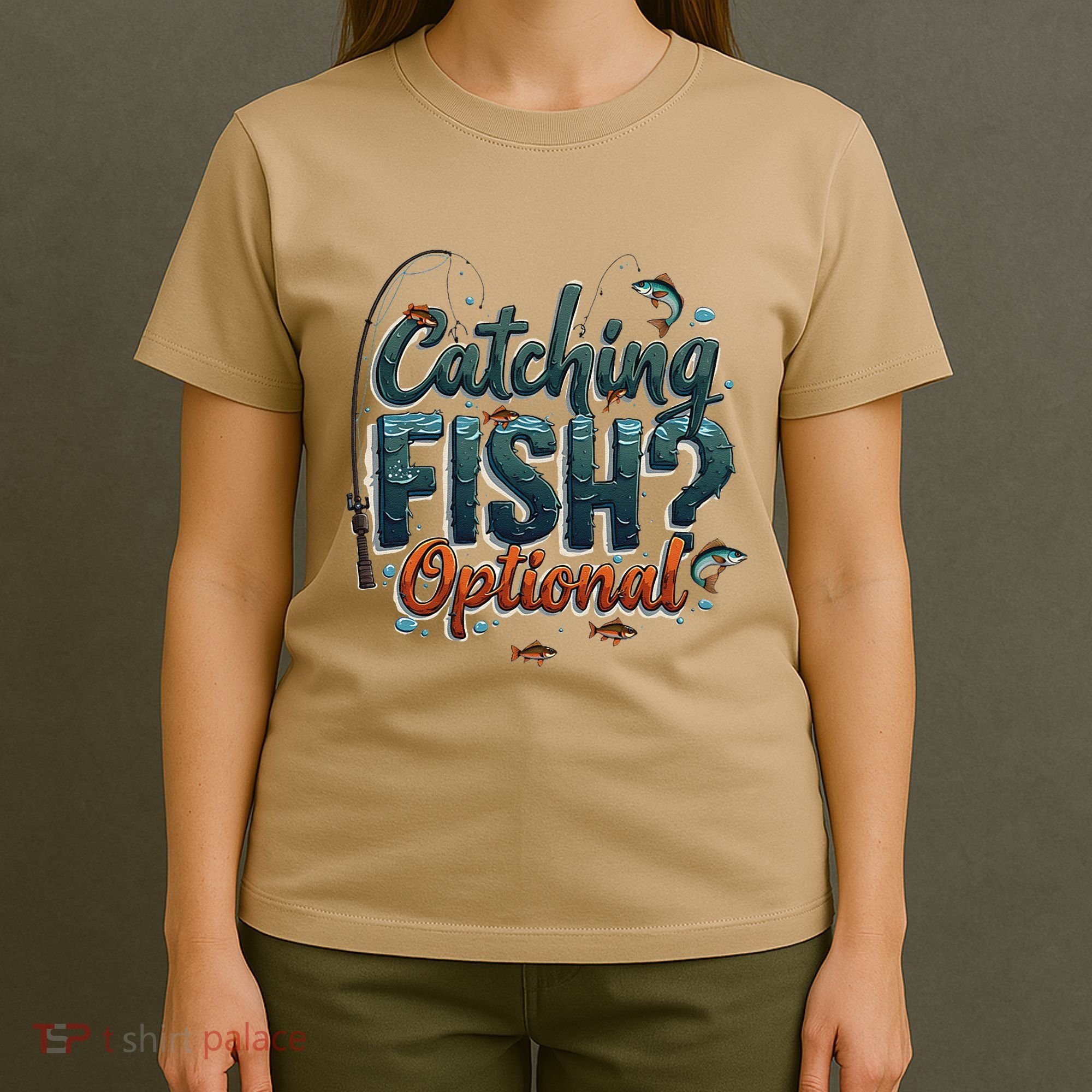 Fishing Catching Fish Optional Relaxing Required T-Shirt