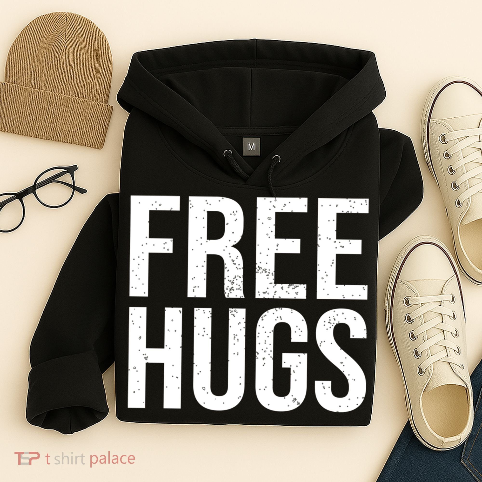 Funny Classic Free Hugs Gift For Man Woman Hoodie
