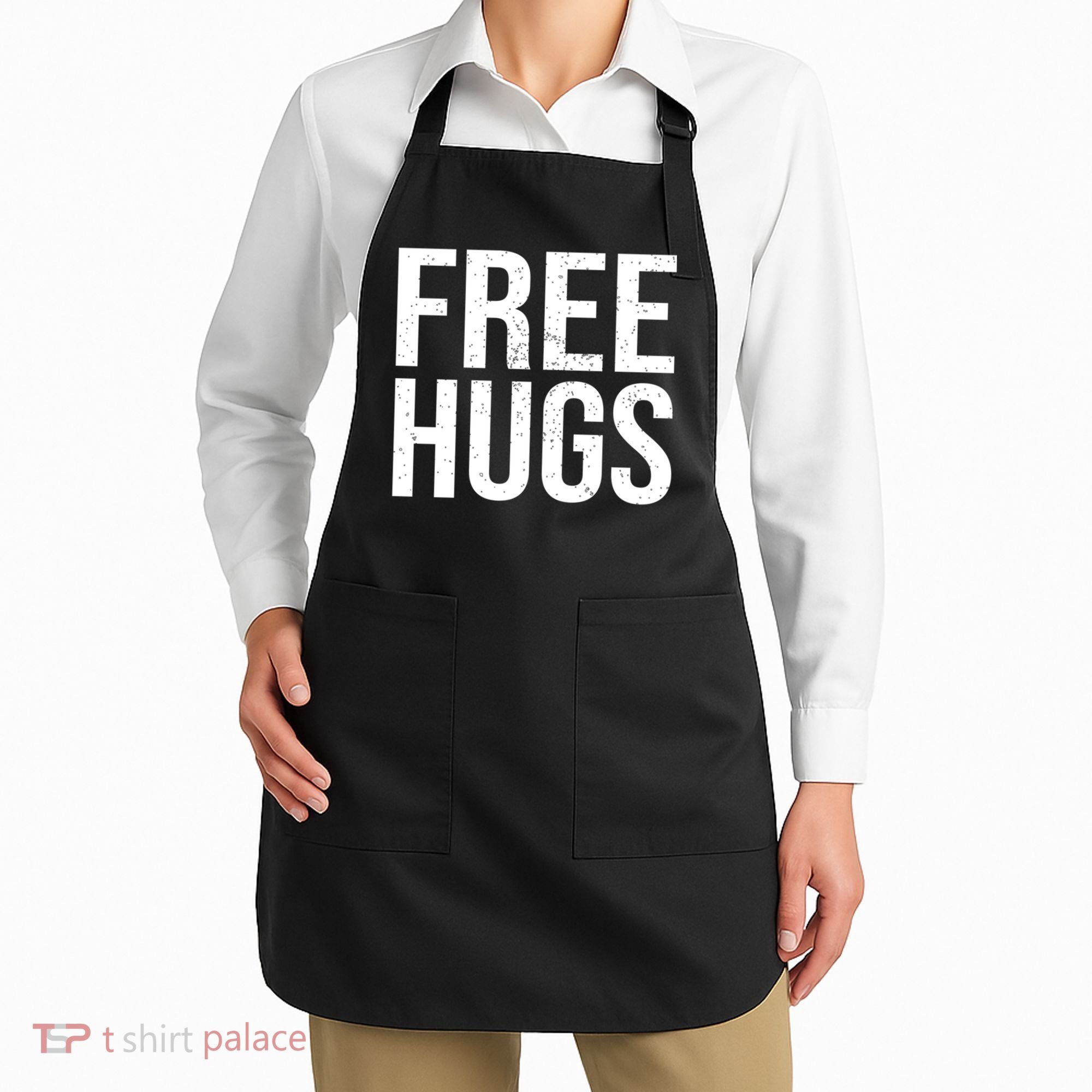 Funny Classic Free Hugs Gift For Man Woman Apron