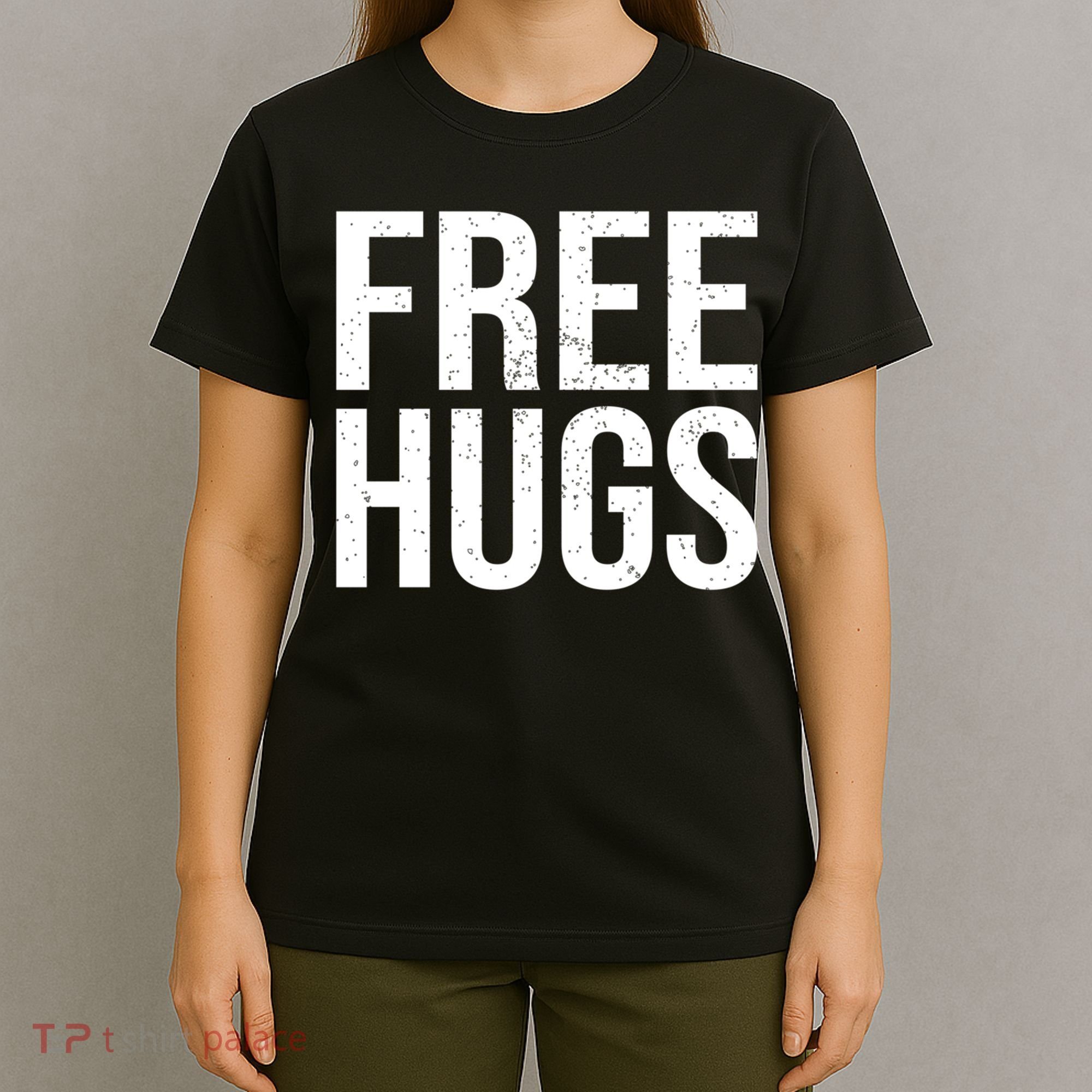 Funny Classic Free Hugs Gift For Man Woman T-Shirt