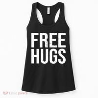 Funny Classic Free Hugs Gift For Man Woman Women's Tank Top thumb 0