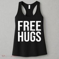 Funny Classic Free Hugs Gift For Man Woman Women's Tank Top thumb 3