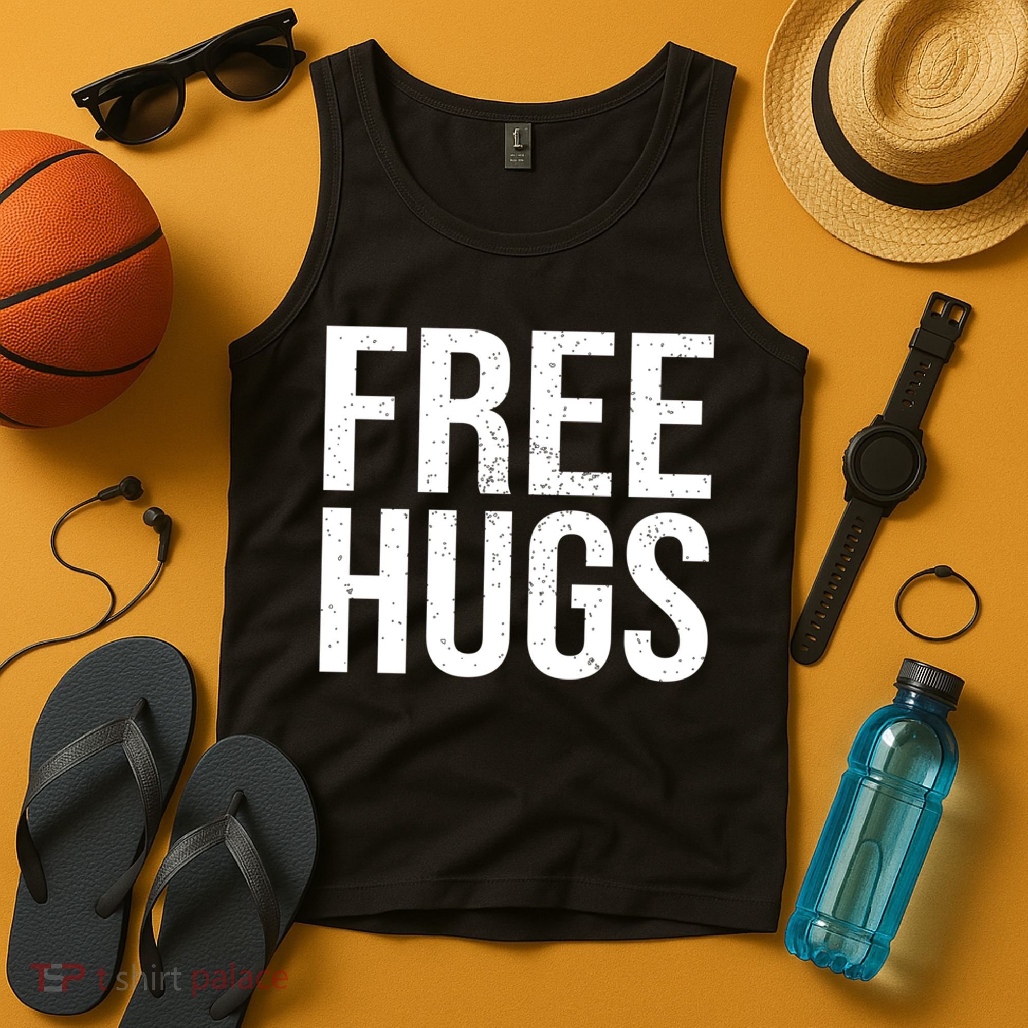 Funny Classic Free Hugs Gift For Man Woman Tank Top