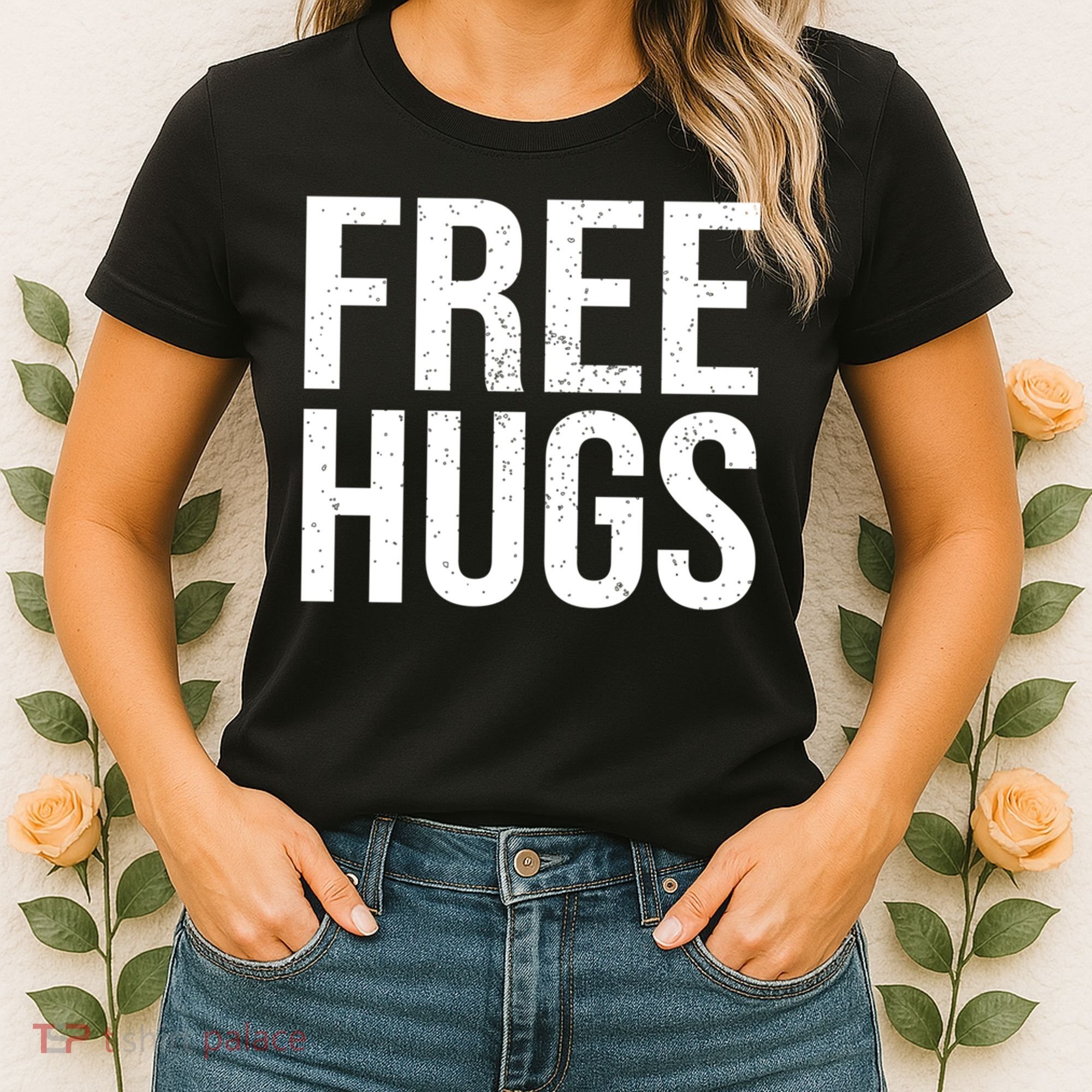 Funny Classic Free Hugs Gift For Man Woman Women's T-Shirt