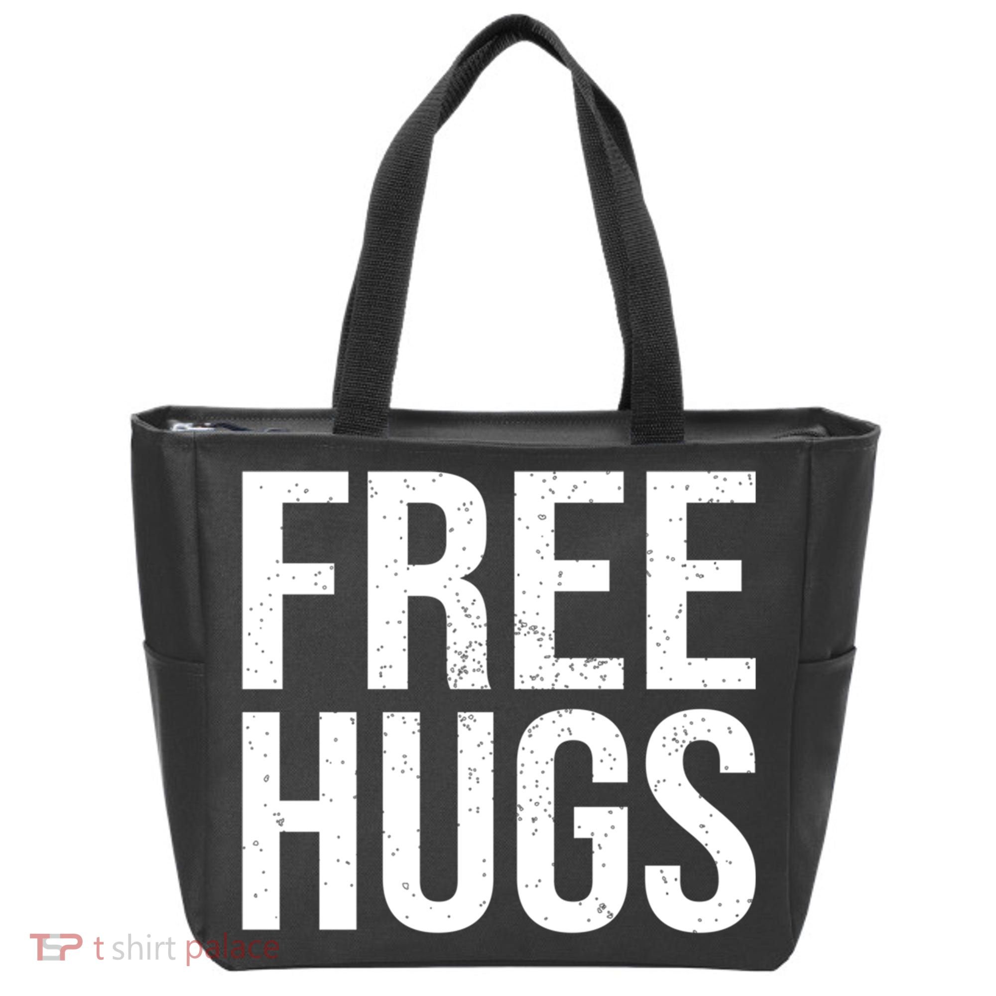 Funny Classic Free Hugs Gift For Man Woman Tote Bag