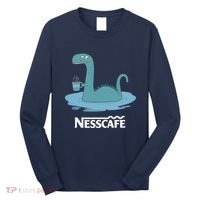 Funny Coffees For - Funny Loch Ness Monster Long Sleeve Shirt thumb 0