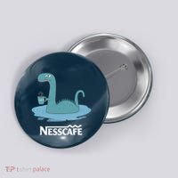 Funny Coffees For - Funny Loch Ness Monster Button thumb 0