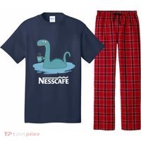 Funny Coffees For - Funny Loch Ness Monster Pajama Set thumb 0