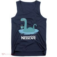 Funny Coffees For - Funny Loch Ness Monster Tank Top thumb 0