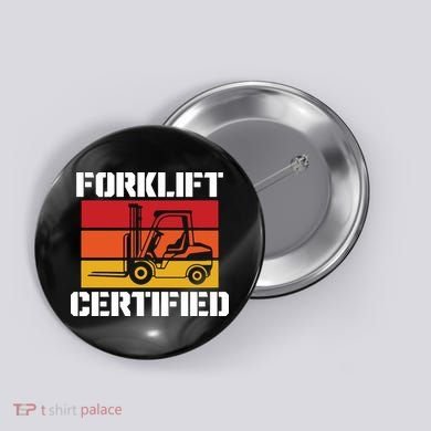 Forklift Certified Button