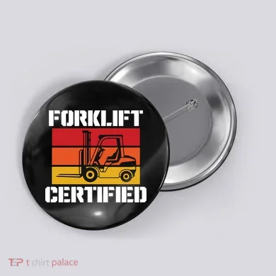 Forklift Certified Button