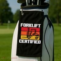 Forklift Certified Golf Towel thumb 2