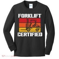 Forklift Certified Kids Long Sleeve Shirt thumb 0