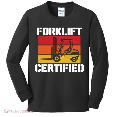 Forklift Certified Kids Long Sleeve Shirt