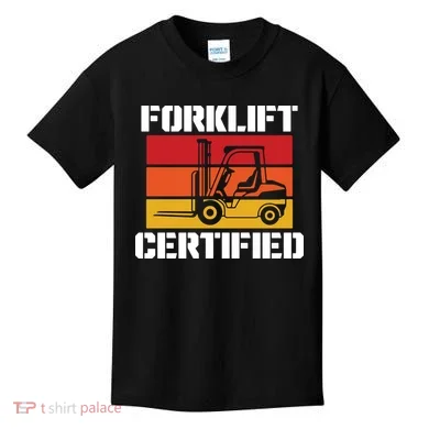 Forklift Certified Kids T-Shirt