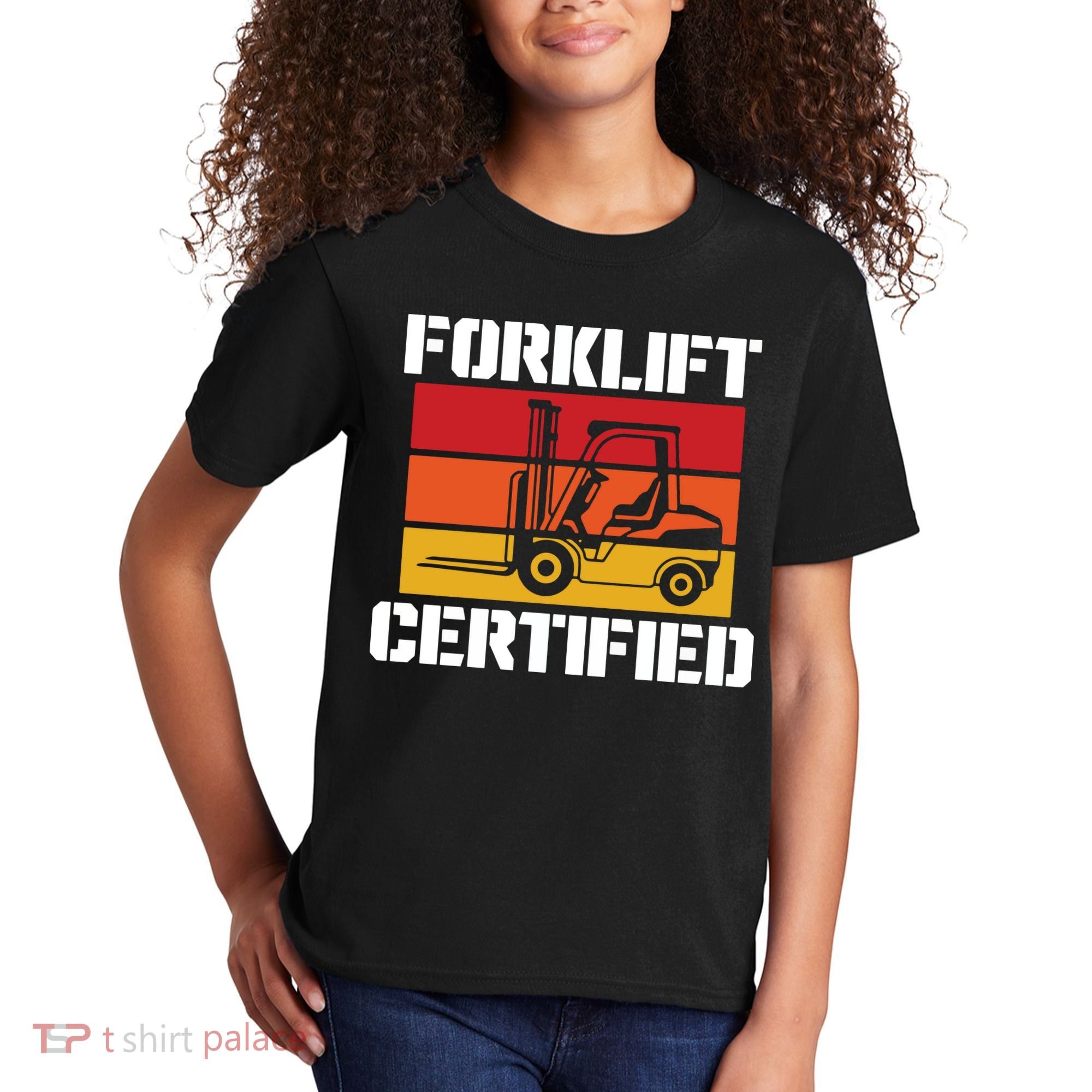Forklift Certified Kids T-Shirt