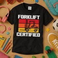 Forklift Certified Kids T-Shirt thumb 3