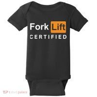 Forklift Certified Baby Bodysuit thumb 0