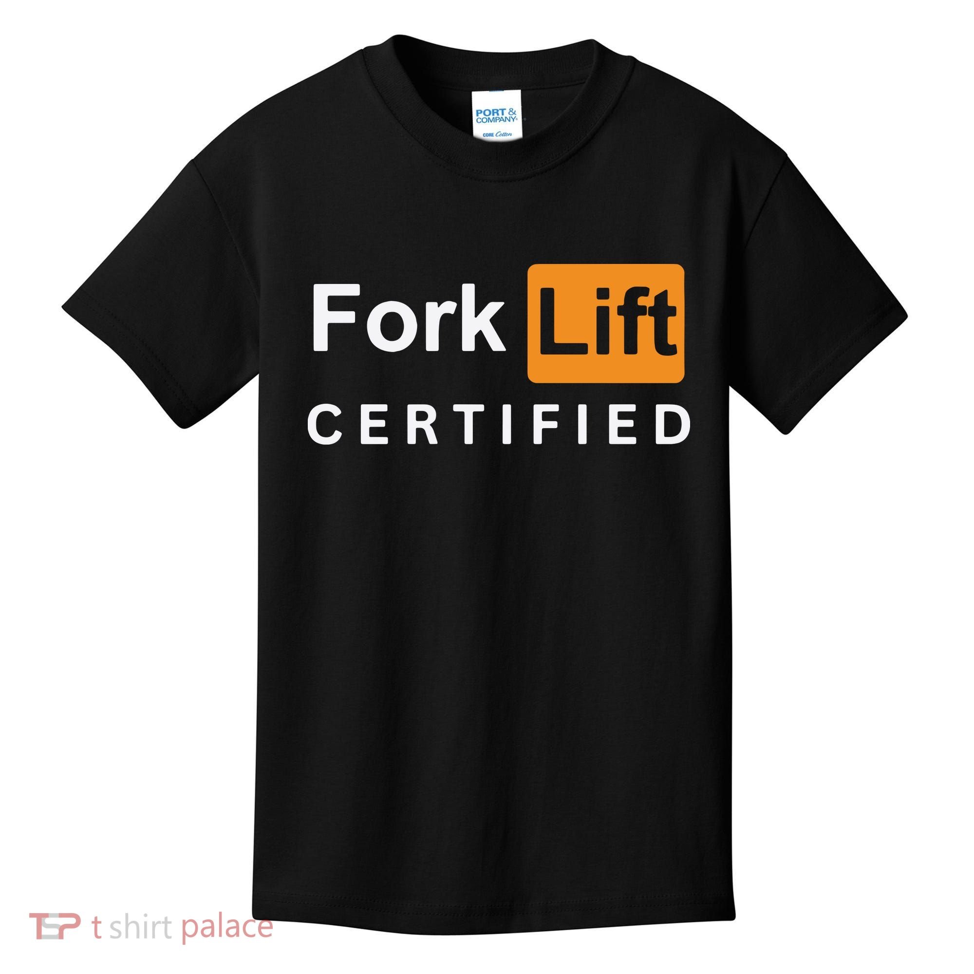 Forklift Certified Kids T-Shirt